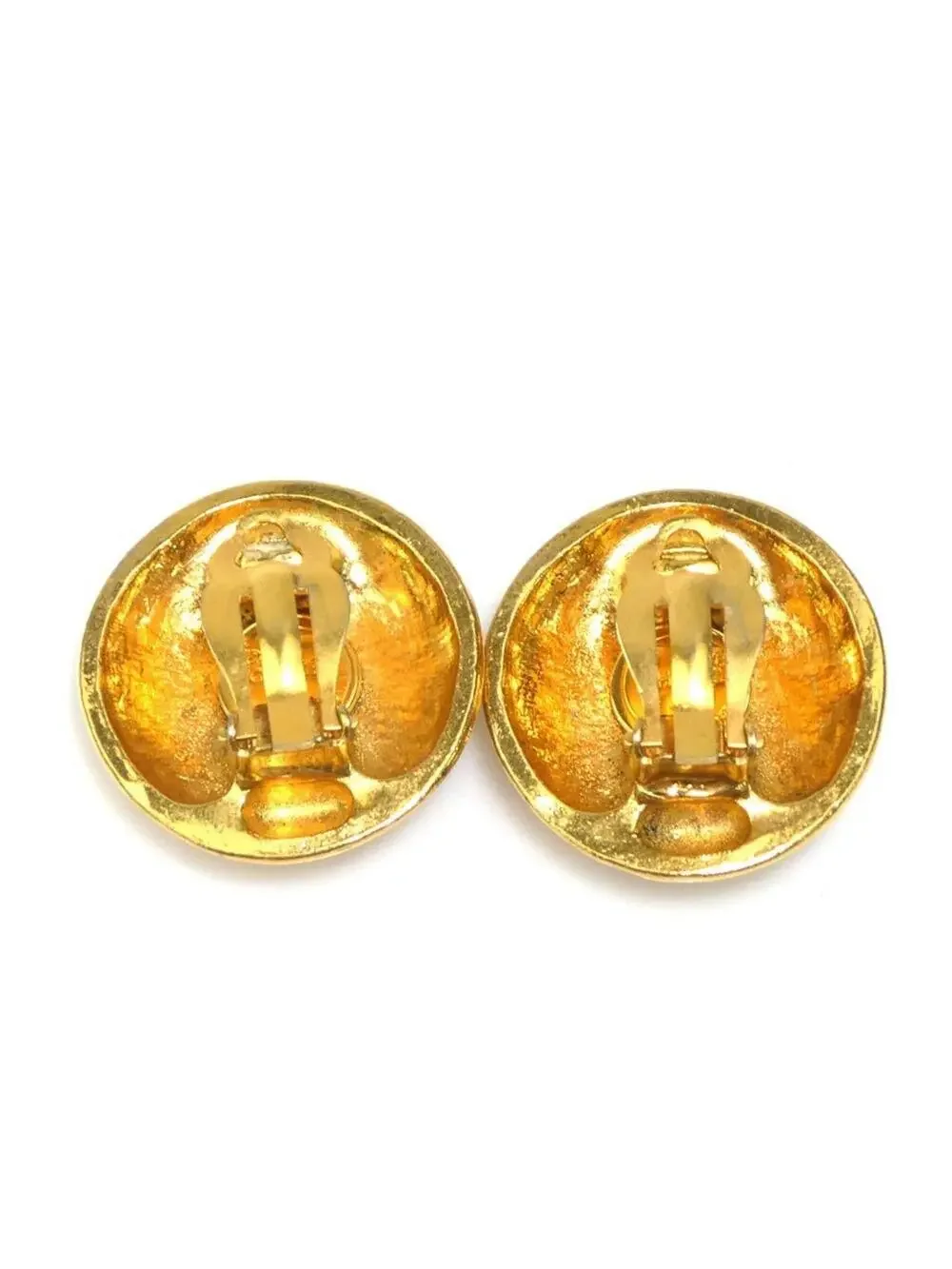 Chanel Clip-On Earrings Gold- #209559C49B